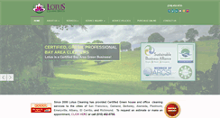 Desktop Screenshot of lotuscleaningservices.com